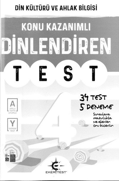KONU KAZANIMLI DİNLENDİREN TEST