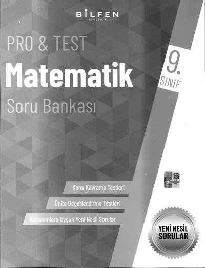 PRO & TEST MATEMATİK SORU BANKASI