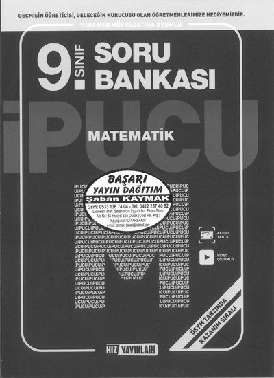 SORU BANKASI MATEMATİK Panda Fotokopi & Baskı Merkezi