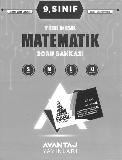 YENİ NESİL MATEMATİ KSORU BANKASI SMLXL Panda Fotokopi & Baskı Merkezi