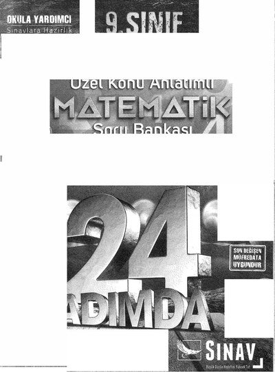 ÖZEL KONU ANLATIMLI MATEMATİK SORU BANKASI 24 ADIMDA Panda Fotokopi & Baskı Merkezi