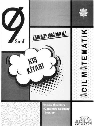 TEMELİNİ SAĞLAM AT KIŞ KİTABI ACİL MATEMATİK Panda Fotokopi & Baskı Merkezi