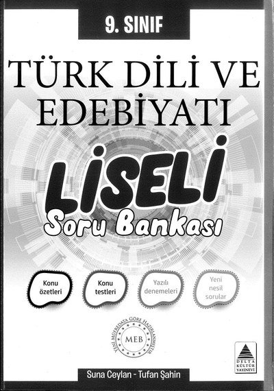 TÜRK DİLİ VE EDEBİYATI LİSELİ SORU BANKASI Panda Fotokopi & Baskı Merkezi