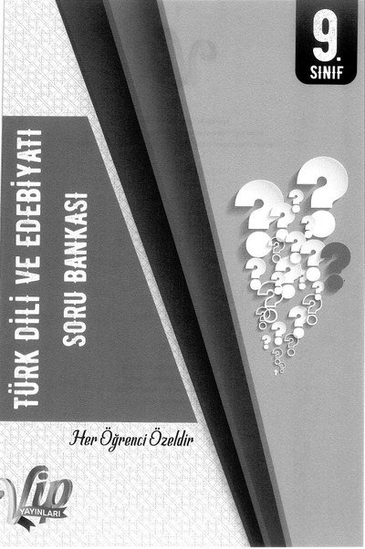 TÜRK DİLİ VE EDEBİYATI SORU BANKASI
