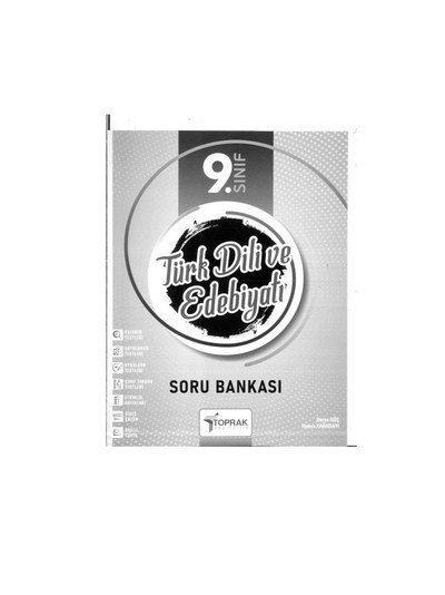 TÜRK DİLİ VE EDEBİYATI SORU BANKASI Panda Fotokopi & Baskı Merkezi