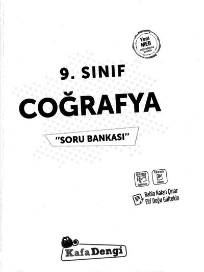 COĞRAFYA SORU BANKASI Panda Fotokopi & Baskı Merkezi