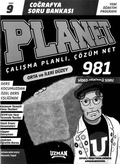 COĞRAFYA SORU BANKASI PLANET ÇALIŞMA PLANLI ÇÖZÜM NET 981 SORU Panda Fotokopi & Baskı Merkezi