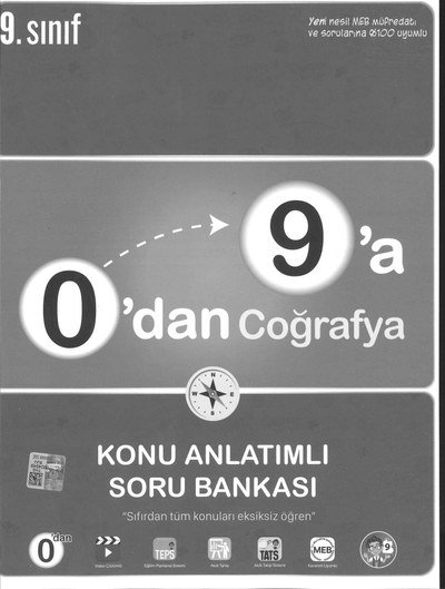 0'DAN 9'A KONU ANLATIMLI SORU BANKASI Panda Fotokopi & Baskı Merkezi