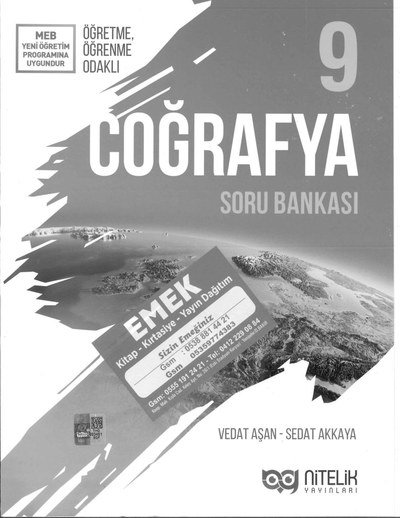 COĞRAFYA SORU BANKASI ÖĞRETME ÖĞRENME ODAKLI Panda Fotokopi & Baskı Merkezi