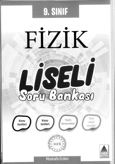 FİZİK LİSELİ SORU BANKASI