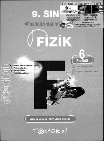 FİZİK FASİKÜL ANLATIM KİTABI Panda Fotokopi & Baskı Merkezi