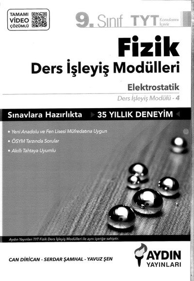FİZİK DERS İŞLEYİŞ MODÜLLERİ ELEKTROSTATİK
