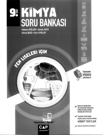 KİMYA SORU BANKASI FEN LİSELERİ İÇİN
