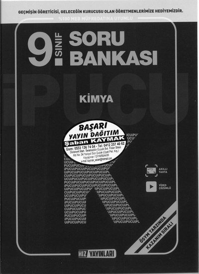 KİMYA SORU BANKASI