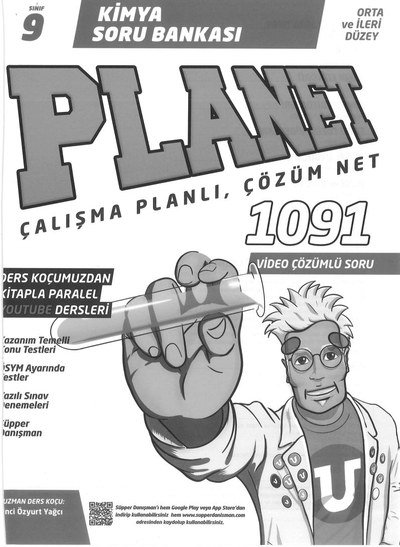 KİMYA SORU BANKASI PLANET 1091 VİDEO ÇÖZÜMLÜ SORU