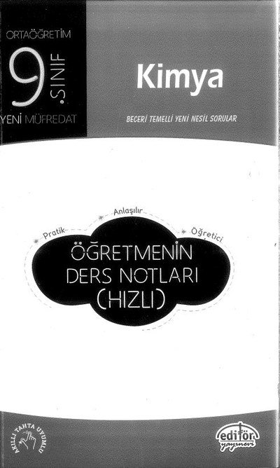 KİMYA BECERİ TEMELLİ YENİ NESİL SORULAR ÖĞRETMENİN DERS NOTLARI (HIZLI)