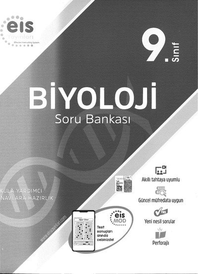 BİYOLOJİ SORU BANKASI Panda Fotokopi & Baskı Merkezi