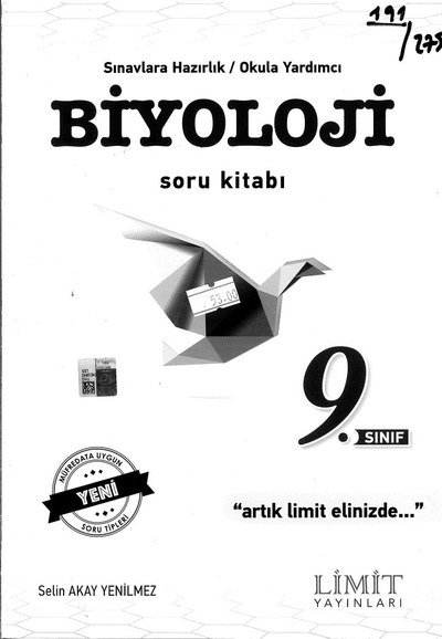 BİYOLOJİ SORU KİTABI SINAVLARA HAZIRLIK Panda Fotokopi & Baskı Merkezi