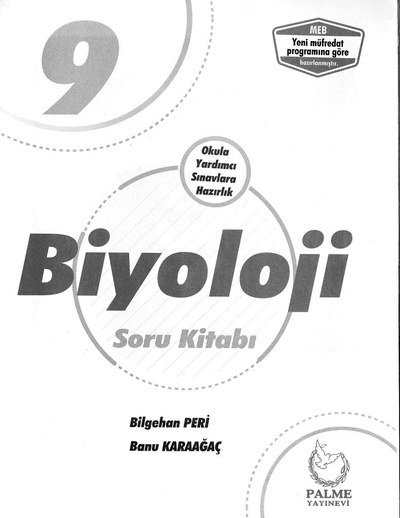 BİYOLOJİ SORU KİTABI SINAVLARA HAZIRLIK Panda Fotokopi & Baskı Merkezi