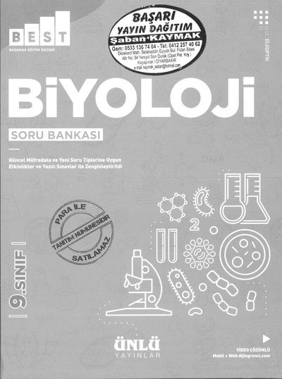 BİYOLOJİ SORU BANKASI BEST Panda Fotokopi & Baskı Merkezi