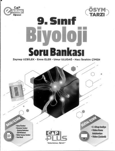 BİYOLOJİ SORU BANKASI ÖSYM TARZI Panda Fotokopi & Baskı Merkezi