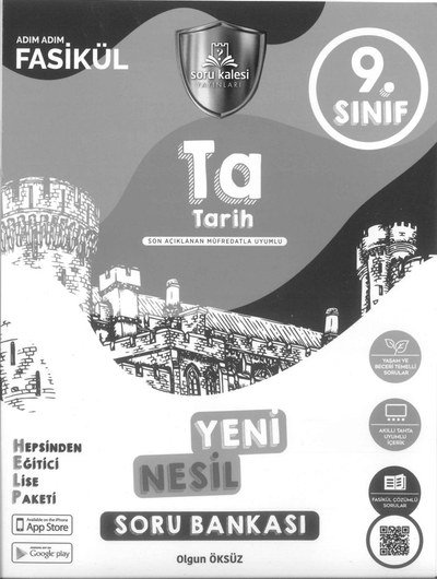 TARİH SON AÇIKLANAN MÜFREDATLA UYUMLU YENİ NESİL SORU BANKASI Panda Fotokopi & Baskı Merkezi