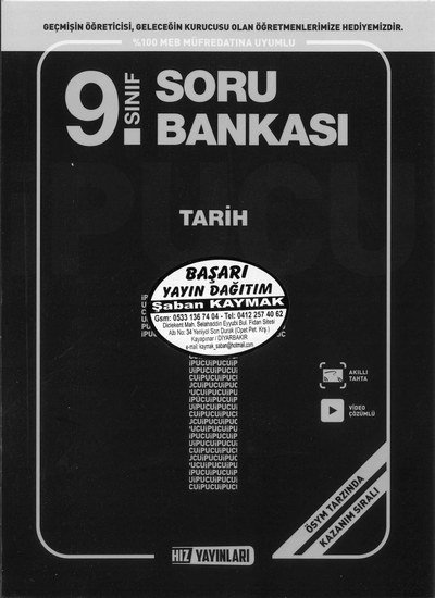 SORU BANKASI TARİH Panda Fotokopi & Baskı Merkezi