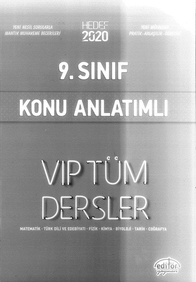 KONU ANLATIMLI VIP TÜM DERSLER Panda Fotokopi & Baskı Merkezi