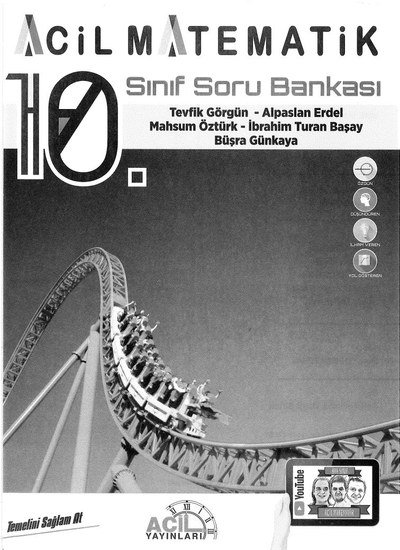 ACİL MATEMATİK 10. SINIF SORU BANKASI Panda Fotokopi & Baskı Merkezi