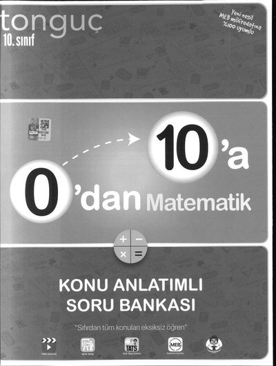 0'DAN 10'A MATEMATİK KONU ANLATIMLI SORU BANKASI Panda Fotokopi & Baskı Merkezi