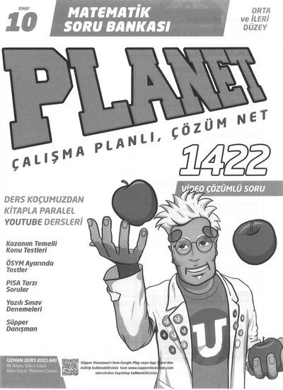 MATEMATİK SORU BANKASI PLANET ÇALIŞMA PLANLI ÇÖZÜM NET 1422 ÇÖZÜMLÜ SORU Panda Fotokopi & Baskı Merkezi