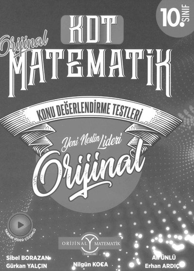 KONU DEĞERLENDİRME TESTLERİ ORİJİNAL MATEMATİK