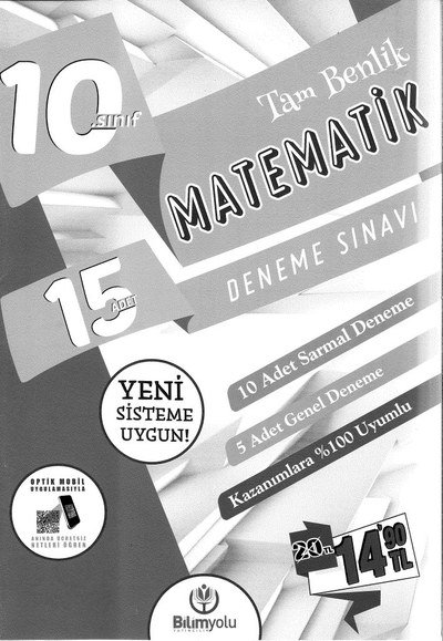 TAM BENLİK MATEMATİK DENEME SINAVI 15 ADET Panda Fotokopi & Baskı Merkezi