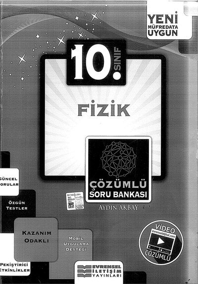 FİZİK SORU BANKASI YENİ MÜFREDATA UYGUN Panda Fotokopi & Baskı Merkezi