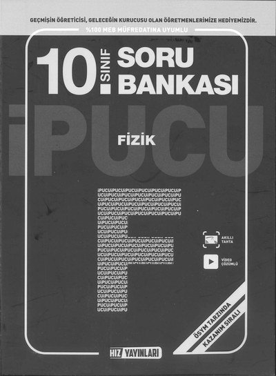 FİZİK SORU BANKASI İPUCU Panda Fotokopi & Baskı Merkezi