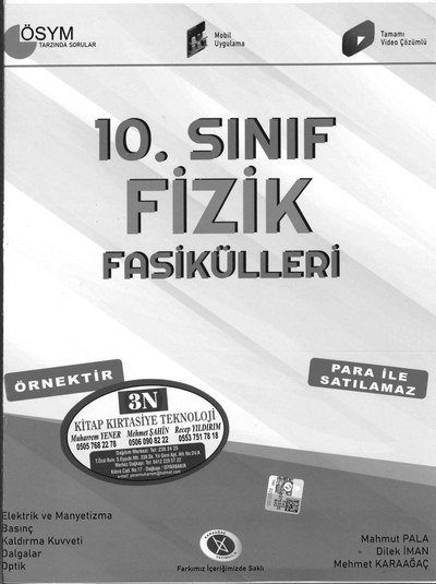 FİZİK FASİKÜLLERİ Panda Fotokopi & Baskı Merkezi
