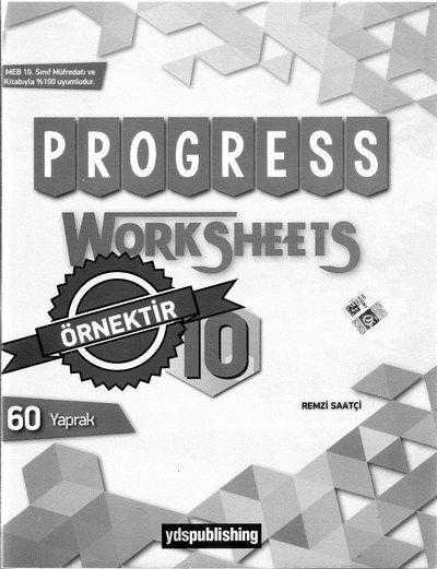 PROGRESS WORKSHEETS 60 YAPRAK Panda Fotokopi & Baskı Merkezi