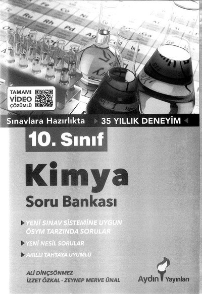 KİMYA SORU BANKASI
