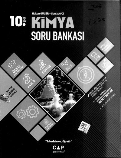 KİMYA SORU BANKASI Panda Fotokopi & Baskı Merkezi
