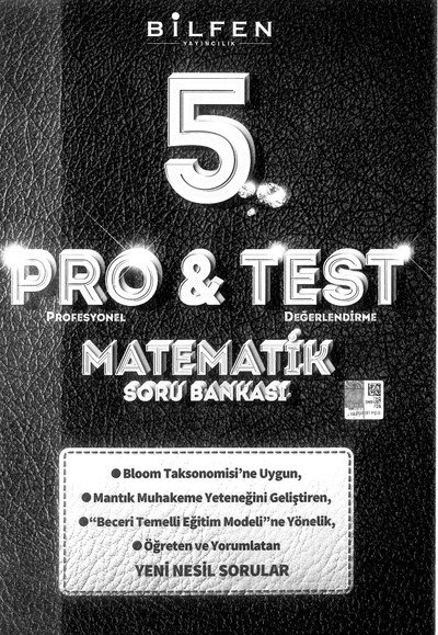 PRO & TEST MATEMATİK SORU BANKASI Panda Fotokopi & Baskı Merkezi