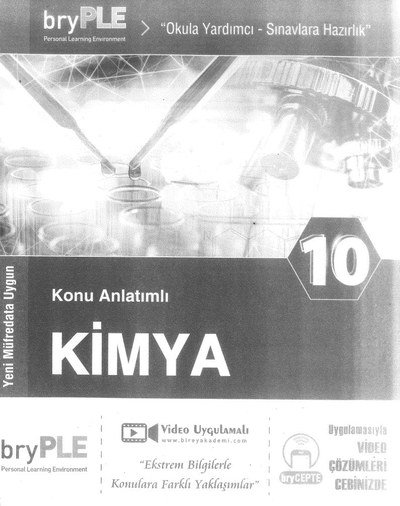 KONU ANLATIMLI KİMYA Panda Fotokopi & Baskı Merkezi