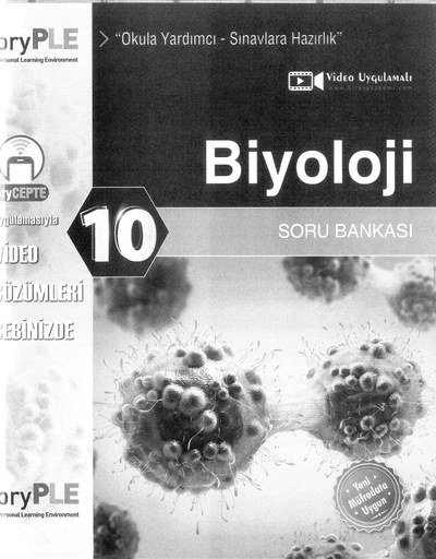 BİYOLOJİ SORU BANKASI VİDEO ÇÖZÜMLÜ Panda Fotokopi & Baskı Merkezi