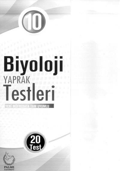 BİYOLOJİ YAPRAK TESTLERİ Panda Fotokopi & Baskı Merkezi
