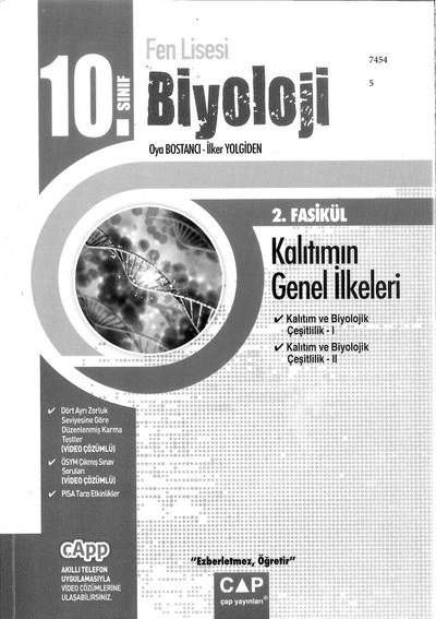 BİYOLOJİ 2. FASİKÜL KALITIMIN GENEL İLKELERİ Panda Fotokopi & Baskı Merkezi