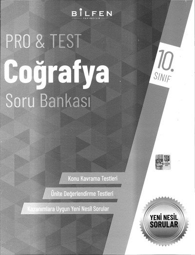 PRO & TEST COĞRAFYA SORU BANKASI