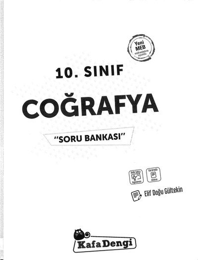 COĞRAFYA SORU BANKASI Panda Fotokopi & Baskı Merkezi