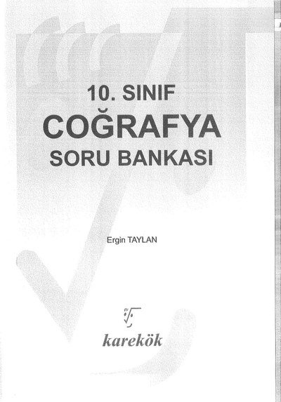 COĞRAFYA SORU BANKASI Panda Fotokopi & Baskı Merkezi