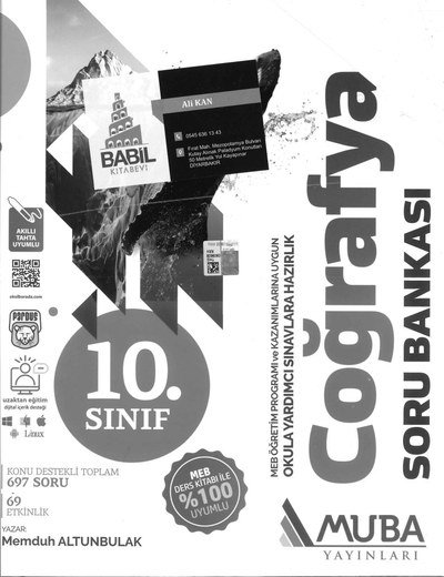 COĞRAFYA SORU BANKASI Panda Fotokopi & Baskı Merkezi