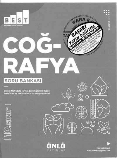 COĞRAFYA SORU BANKASI BEST Panda Fotokopi & Baskı Merkezi