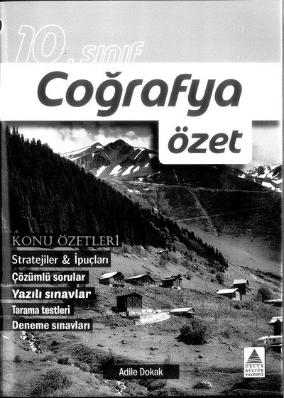 COĞRAFYA ÖZET KONU ÖZETLERİ